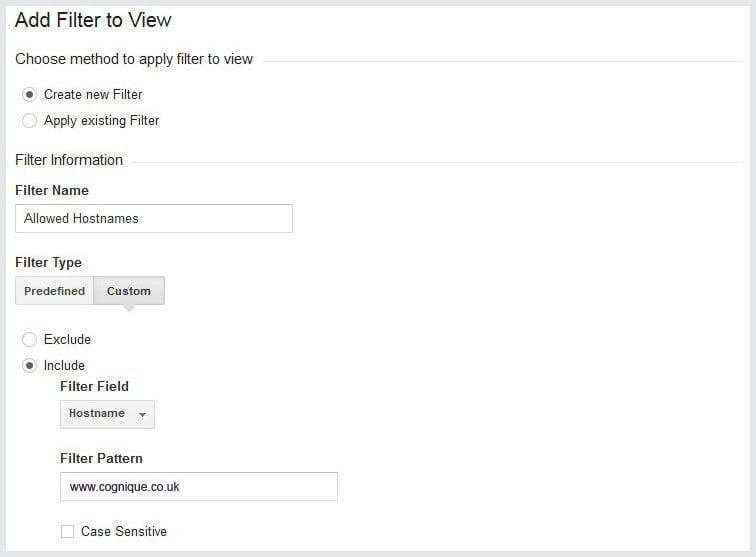 block referrer spam with google analytics