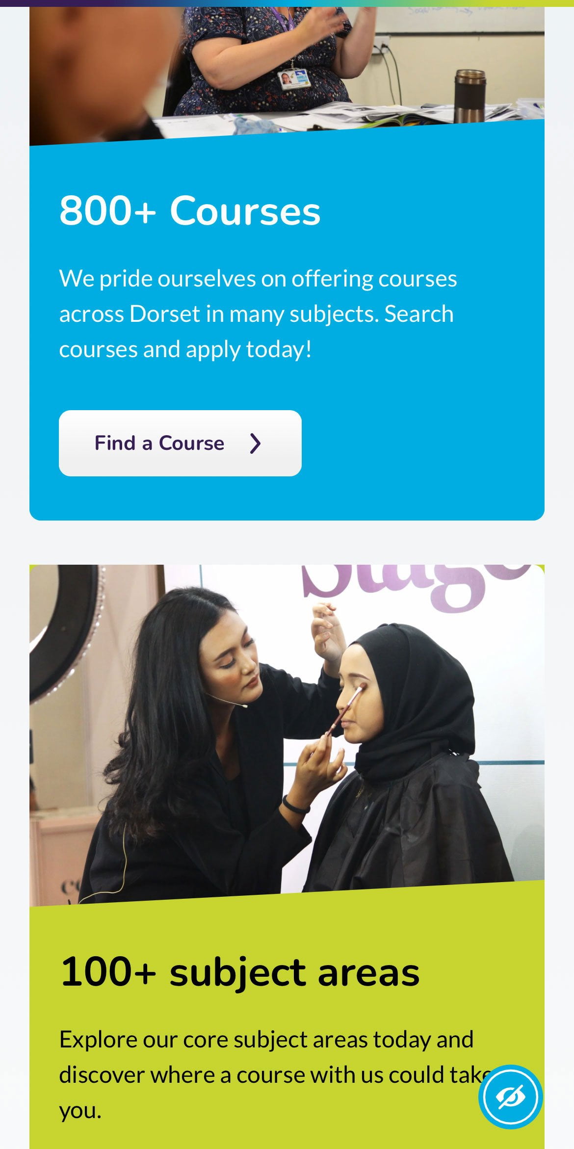Skills & Learning website case study